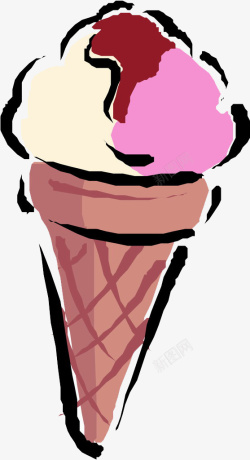 卡通冰淇凌素材