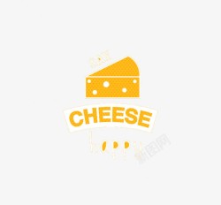 美味起司手绘奶酪背景高清图片