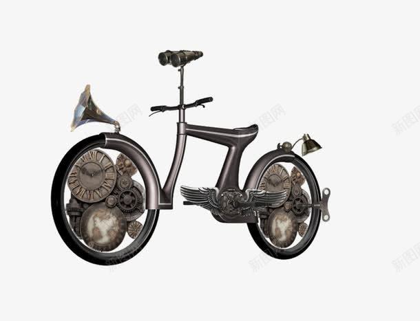 复古金属质感单车png免抠素材_88icon https://88icon.com 复古单车 质感复古 质感金属 金属质感
