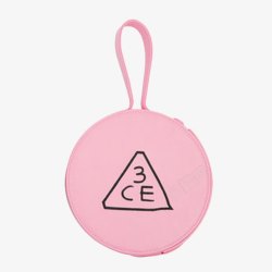 3CE粉色化妆包素材