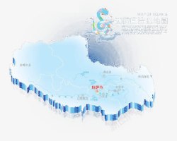 阿坝藏族地图西藏藏族自治区地图高清图片