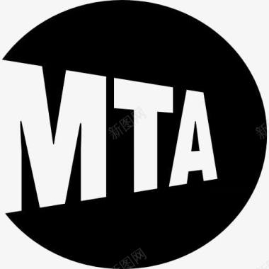 公交地铁标识纽约地铁标志图标图标