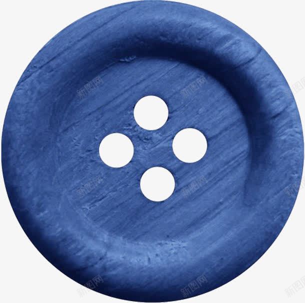 摄影手绘实拍蓝色扣子png免抠素材_88icon https://88icon.com 实拍 扣子 摄影 蓝色