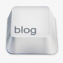 blog白色键盘按键素材