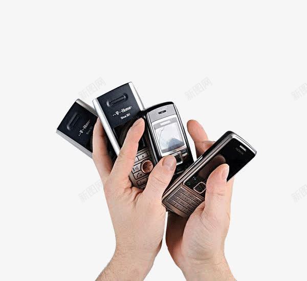 手握多款手机png免抠素材_88icon https://88icon.com 商务 多款手机 广告 手握 手握手机 手机 翻盖手机 设计