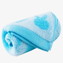 超柔蓝布毛巾素材