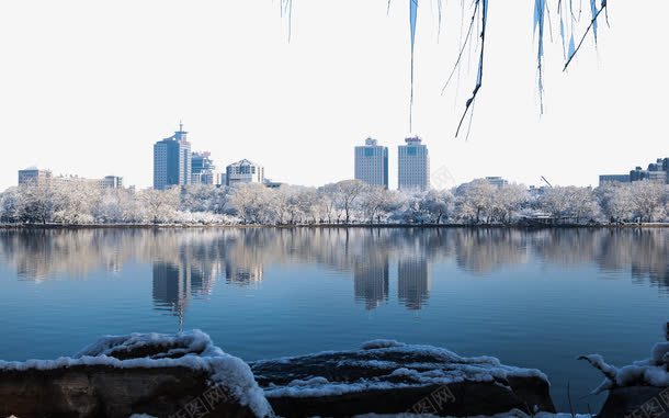 北京玉渊潭雪景三png免抠素材_88icon https://88icon.com 名胜古迹 旅游风景 著名建筑