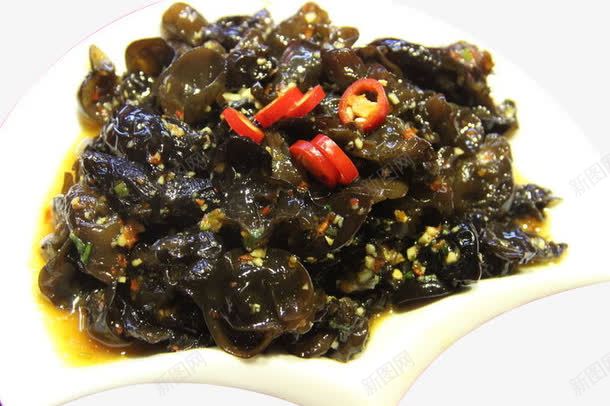 凉拌木耳png免抠素材_88icon https://88icon.com 凉菜 木耳 美食 食物