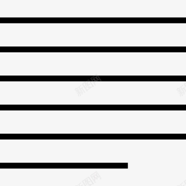 线矢量素材左对齐图标图标