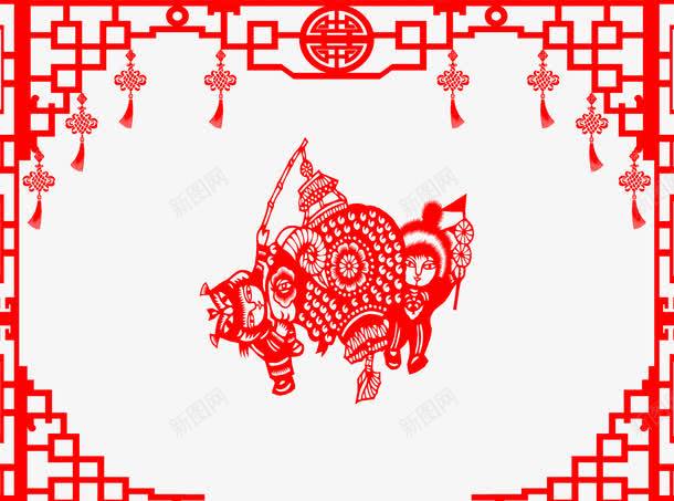 春节贴画装饰图png免抠素材_88icon https://88icon.com 春节免抠图素材 春节素材