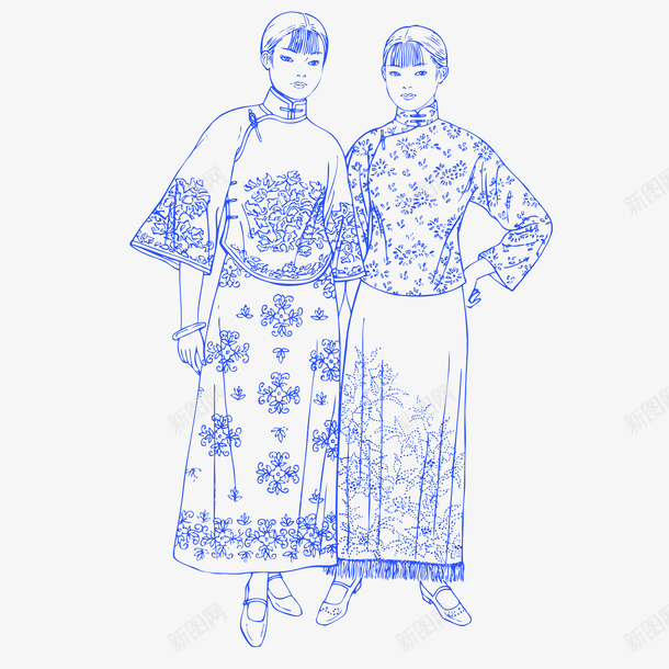 古装清朝宫廷女子人物插画矢量图ai免抠素材_88icon https://88icon.com 中国风 人物插画 古装 宫廷 清宫 清朝 清朝女子 矢量图