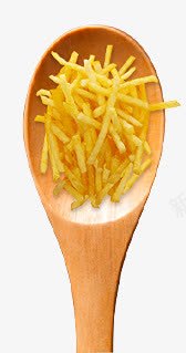 木勺创意油炸薯条png免抠素材_88icon https://88icon.com 创意 木勺 油炸 薯条