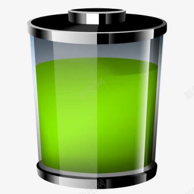 绿色液体罐子图标图标