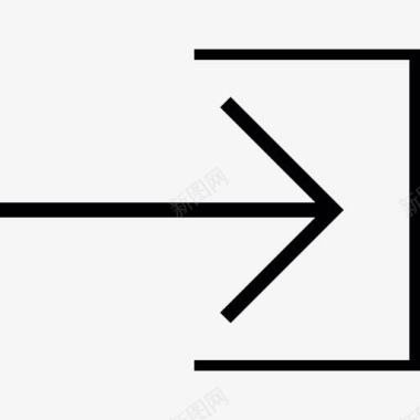 长方托盘输入箭头图标图标