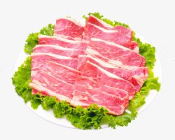 盘子里的肉素材