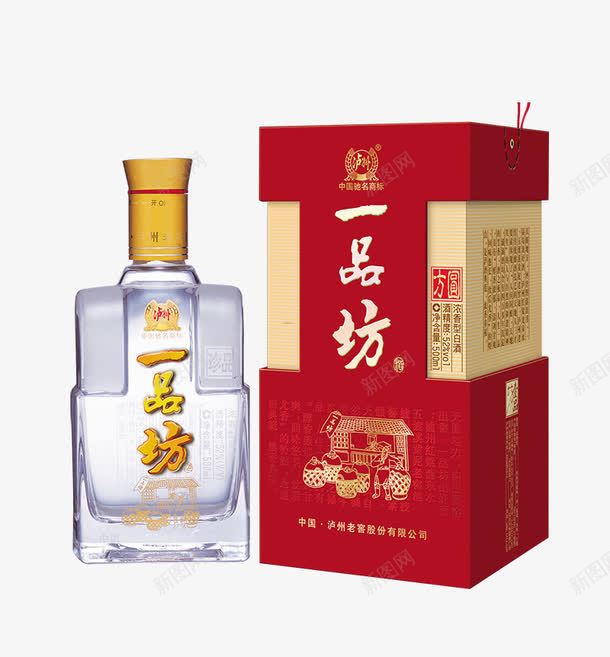 产品实物一品坊白酒psd免抠素材_88icon https://88icon.com 产品实物一品坊白酒 浓香型酒 酒水 金装