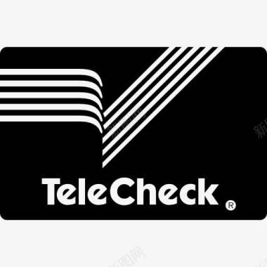 卡夹telecheck支付卡图标图标