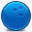 设计打保龄球蓝色的Round32PXicons图标图标