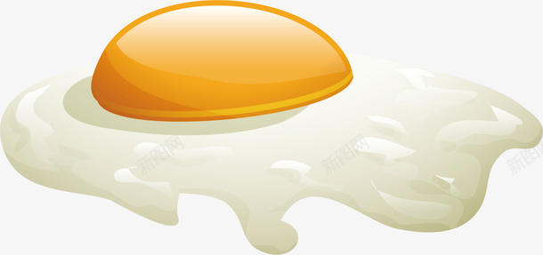 水彩荷包蛋矢量图ai免抠素材_88icon https://88icon.com 创意 卡通手绘 水彩 荷包蛋 蛋白质 食物 矢量图