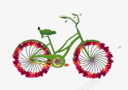 环保创意自行车素材