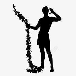 人物剪影素材