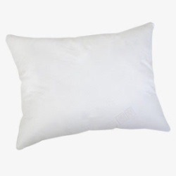 羽绒枕芯白色枕头高清图片