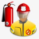消防队员XMacpng免抠素材_88icon https://88icon.com firefighter 消防队员