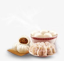 可爱包子饺子食物png免抠素材_88icon https://88icon.com 包子 可爱 设计 食物 饺子