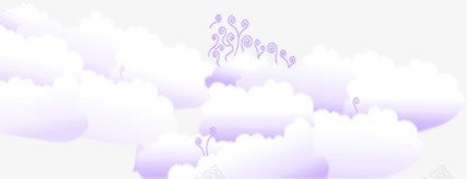 紫色云朵梦幻png免抠素材_88icon https://88icon.com 梦幻 紫色云朵 背景