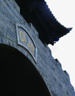 中国风城墙装饰海报素材