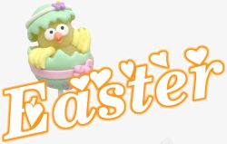 精美可爱创意字体Easter素材