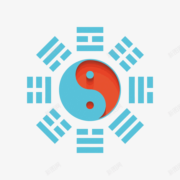 乾坤八卦太极矢量图eps免抠素材_88icon https://88icon.com 八卦PNG矢量图 八卦免扣PNG图 八卦盘 八卦矢量 卡通 太极 形状 手绘 易经八卦罗盘 矢量图