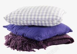 三个枕头叠放穗穗素材