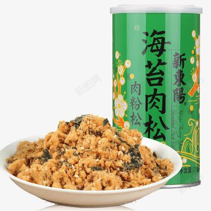 海苔肉松png免抠素材_88icon https://88icon.com 产品实物 碗装肉松 绿色罐装 肉松