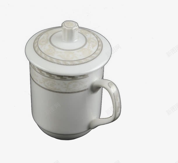 瓷质茶杯png免抠素材_88icon https://88icon.com 白瓷 白色 花纹 茶杯