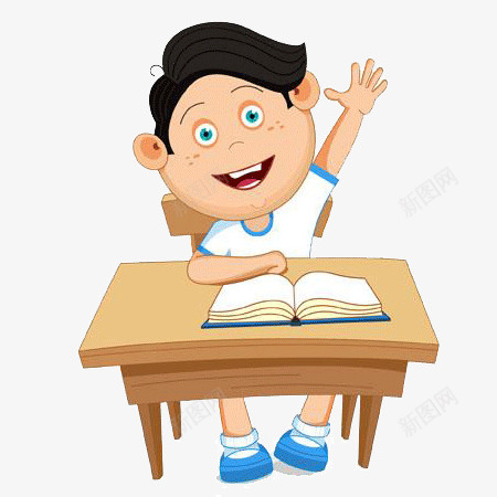 读书的小孩png免抠素材_88icon https://88icon.com 书 书桌 卡通画 小孩 矢量装饰 装饰