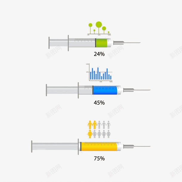 有质感的注射剂元素png免抠素材_88icon https://88icon.com 元素 注射 设计 质感