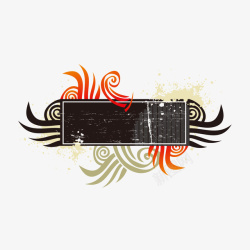 中国风花纹边框矢量图素材