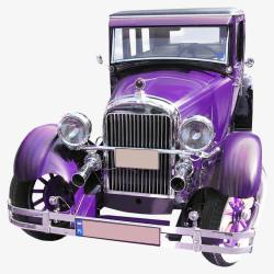 紫色漂亮轿车素材