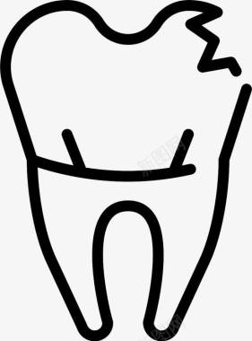 小牙齿牙齿牙DentistToolsToothicons图标图标