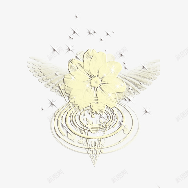笔刷创意透明花朵png免抠素材_88icon https://88icon.com 科技底纹 笔刷创意 透明翅膀 透明花朵图片