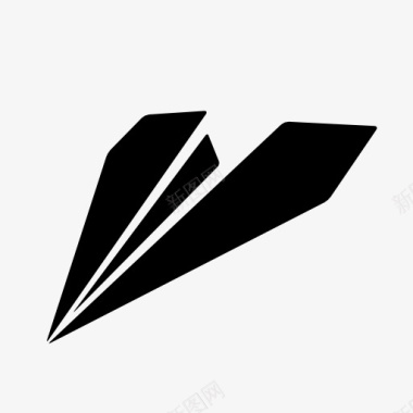 纸飞机符号图案图标图标