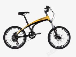 黄色自行车交通工具单车素材