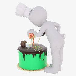 蛋糕与糕点师素材