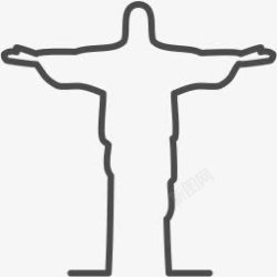 里约热内卢基督图标素材