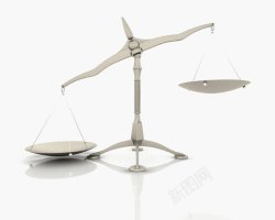 平衡感失衡的天秤高清图片