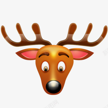 鹿驯鹿鹿圣诞节iconshockchristmasicon图标图标
