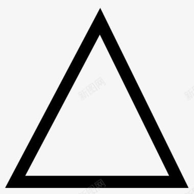形状三角形虚拟的笔记本图标图标