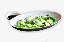 绿色饺子素材