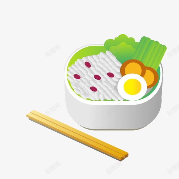 卡通午饭png免抠素材_88icon https://88icon.com 午餐 午饭 饭盒